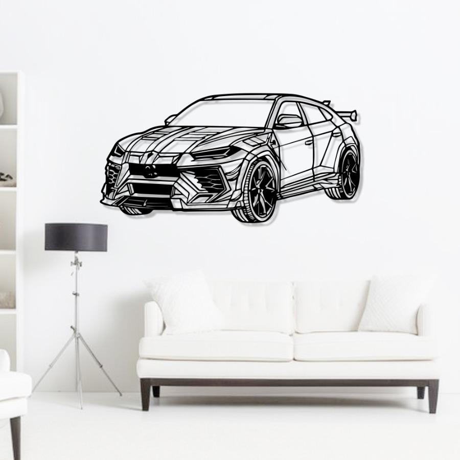 Lamborghini Urus Mansory Metal Car Wall Art