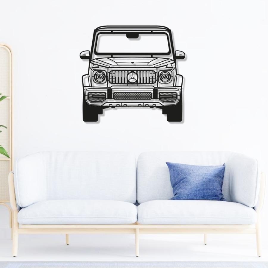 Mercedes-Benz G63 AMG 2019 Front Perspective Metal Wall Art