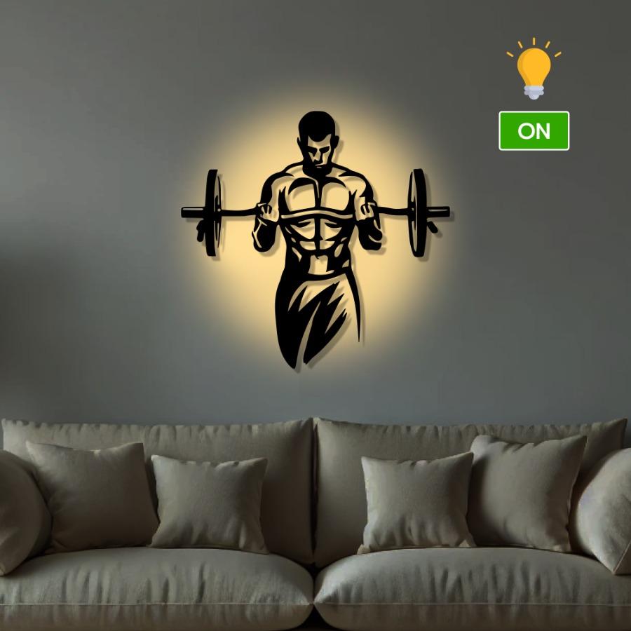 Iron Will – Bodybuilding Motivation Metal Wall Art | Gym-Inspired Decor