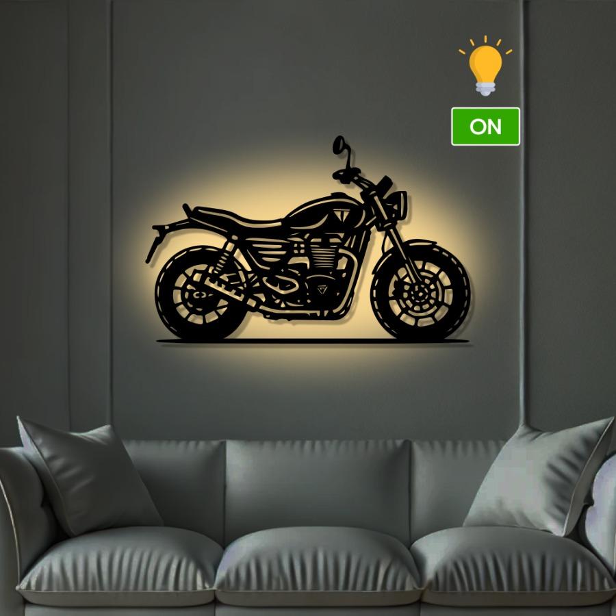 Triumph Scrambler 400 X Bike Metal Wall Art